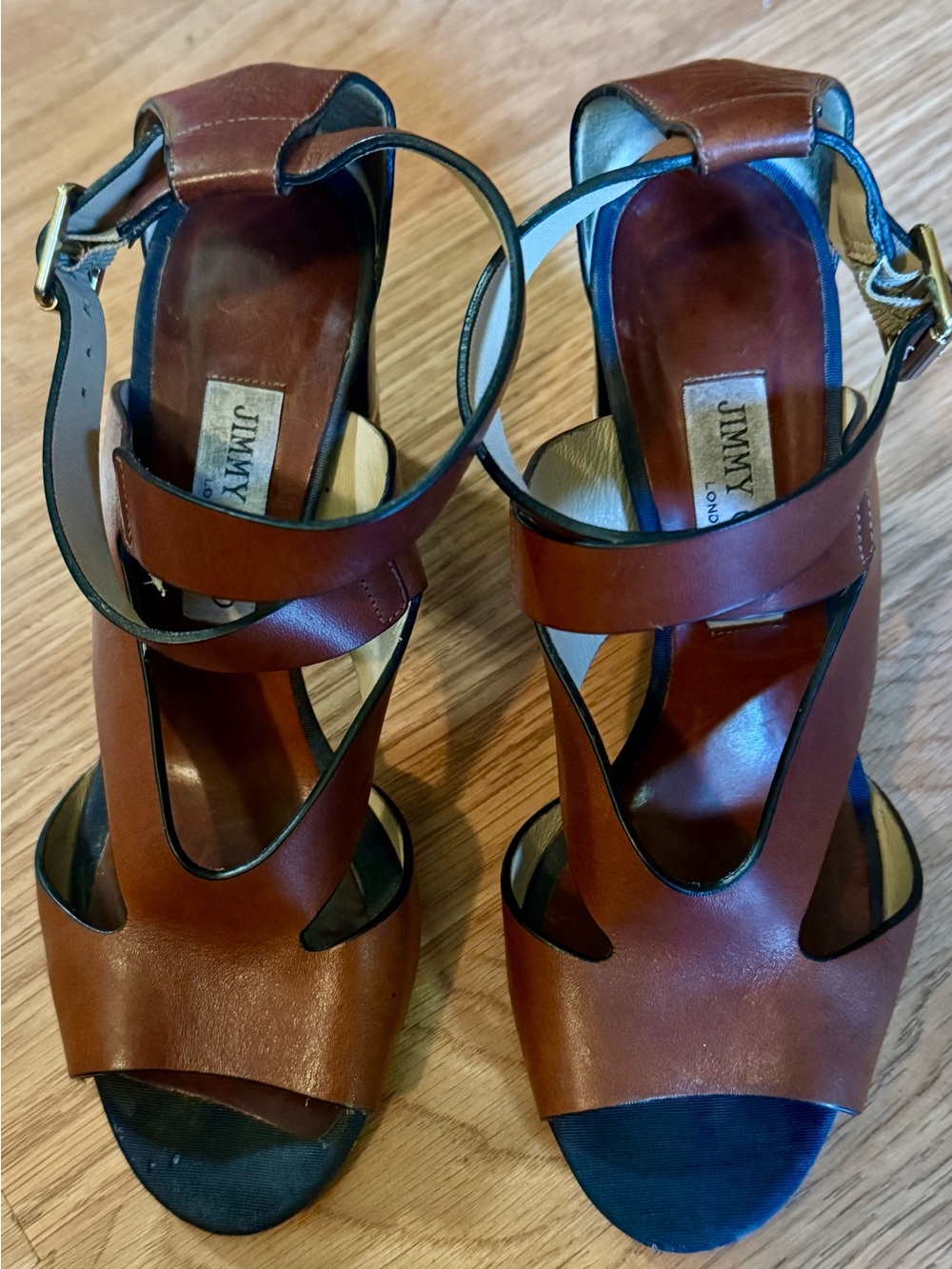 Jimmy Choo strappy heels